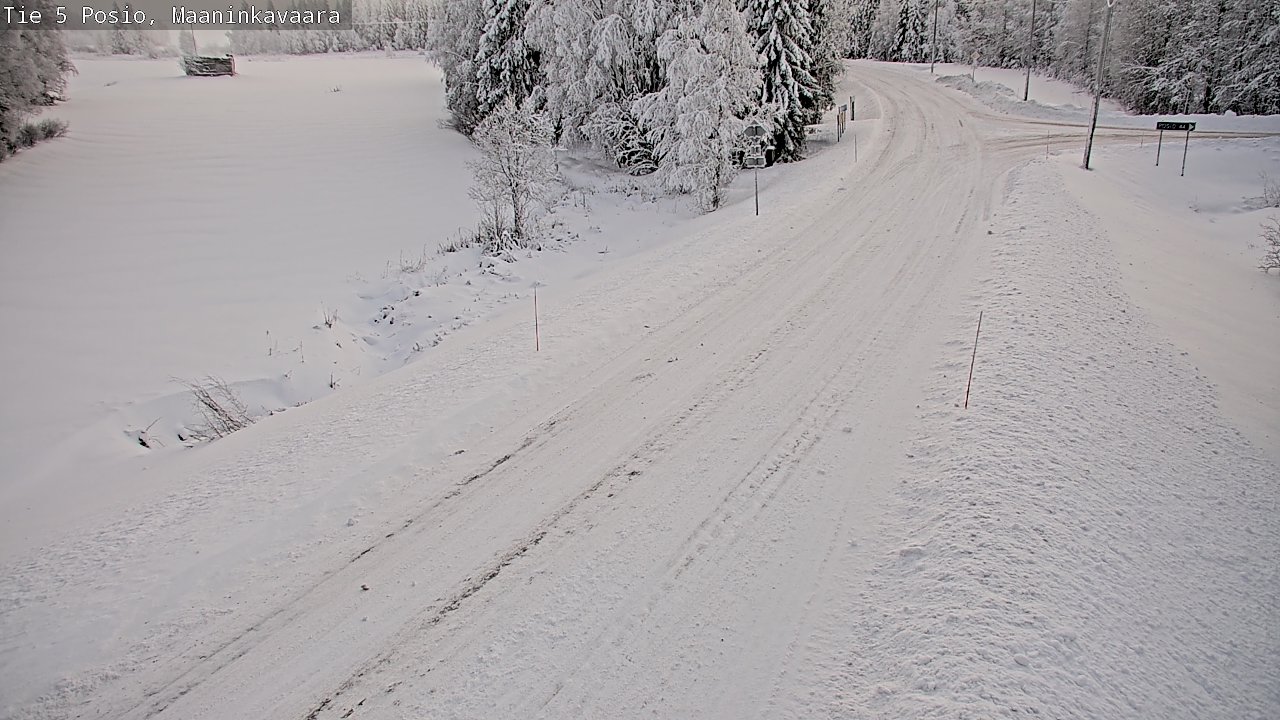 Weather Camera Image Road 5 Posio, Maaninkavaara, Posio, Lappi