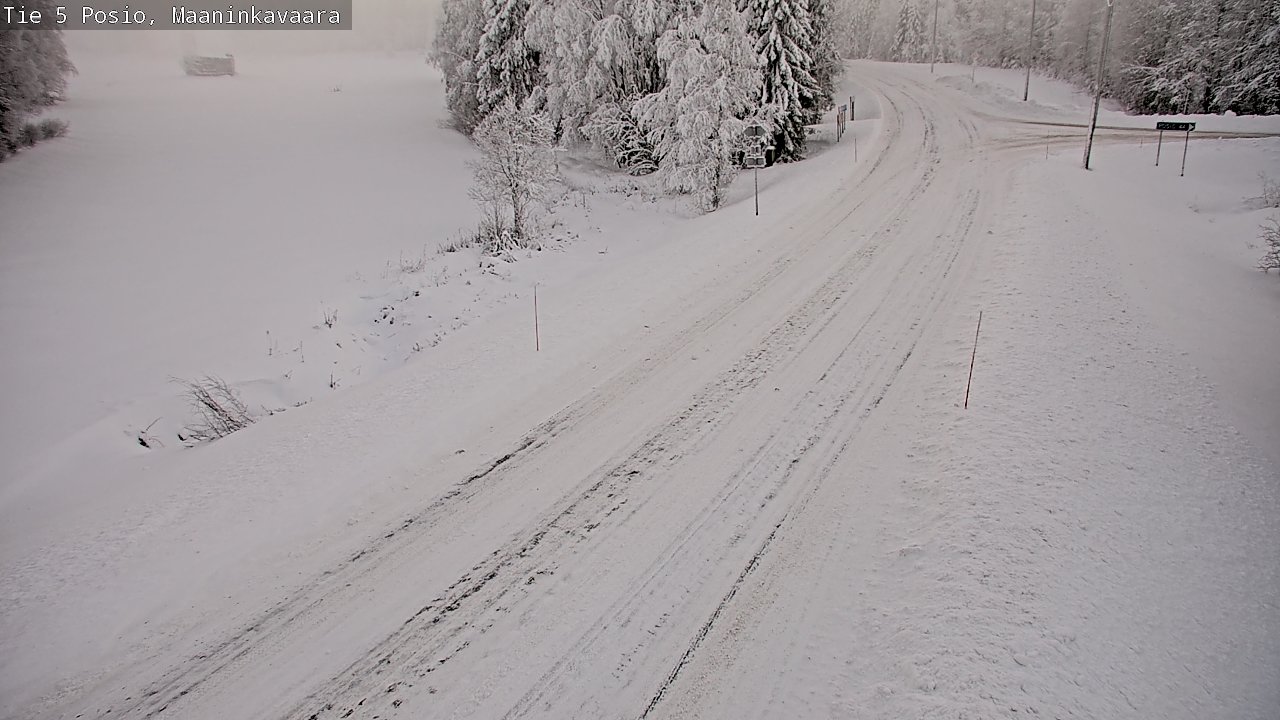 Weather Camera Image Road 5 Posio, Maaninkavaara, Posio, Lappi