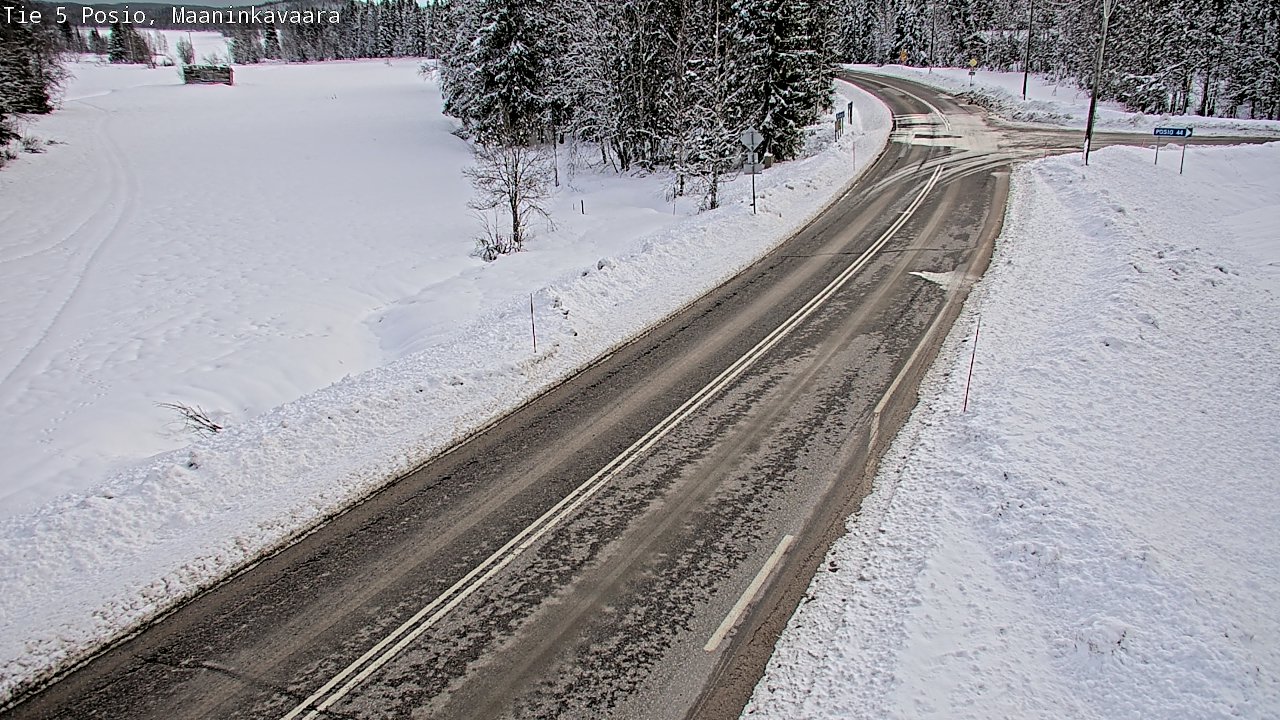 Weather Camera Image Road 5 Posio, Maaninkavaara, Posio, Lappi