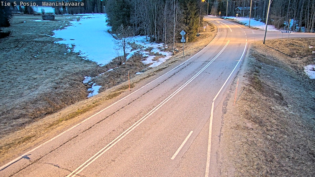 Kelikamerat Kuva Tie 5 Posio, Maaninkavaara, Posio, Lappi