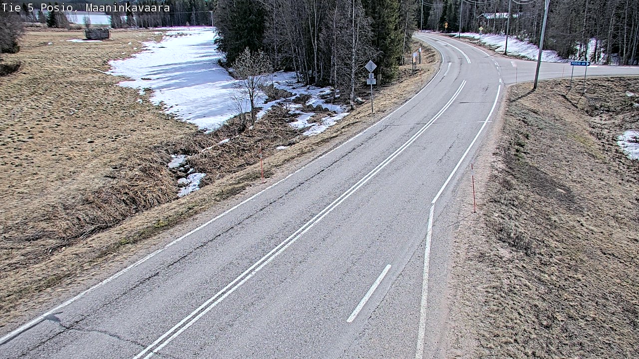 Kelikamerat Kuva Tie 5 Posio, Maaninkavaara, Posio, Lappi