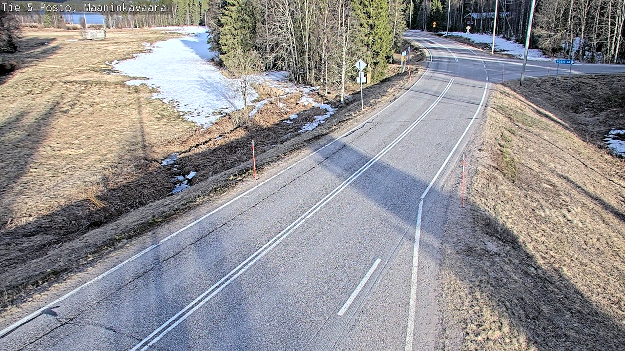 Kelikamerat Kuva Tie 5 Posio, Maaninkavaara, Posio, Lappi