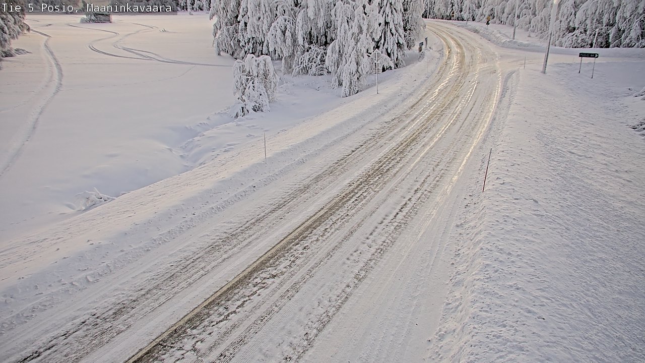 Kelikamerat Kuva Tie 5 Posio, Maaninkavaara, Posio, Lappi