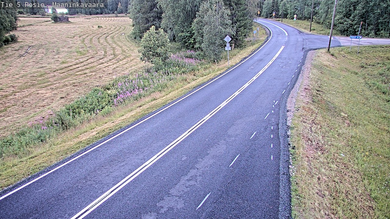 Kelikamerat Kuva Tie 5 Posio, Maaninkavaara, Posio, Lappi