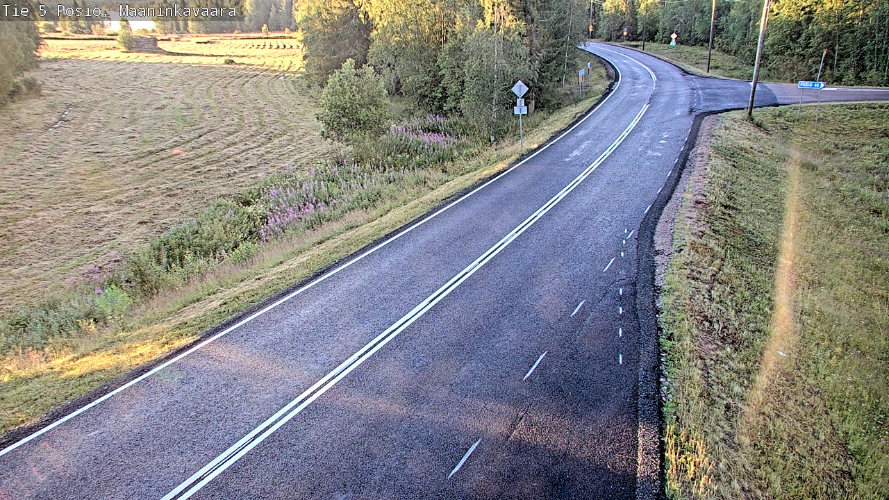 Kelikamerat Kuva Tie 5 Posio, Maaninkavaara, Posio, Lappi