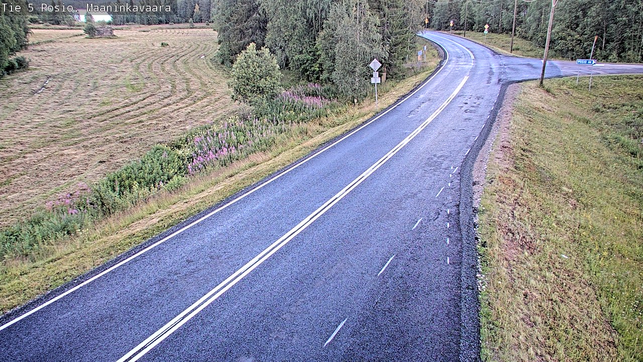 Kelikamerat Kuva Tie 5 Posio, Maaninkavaara, Posio, Lappi