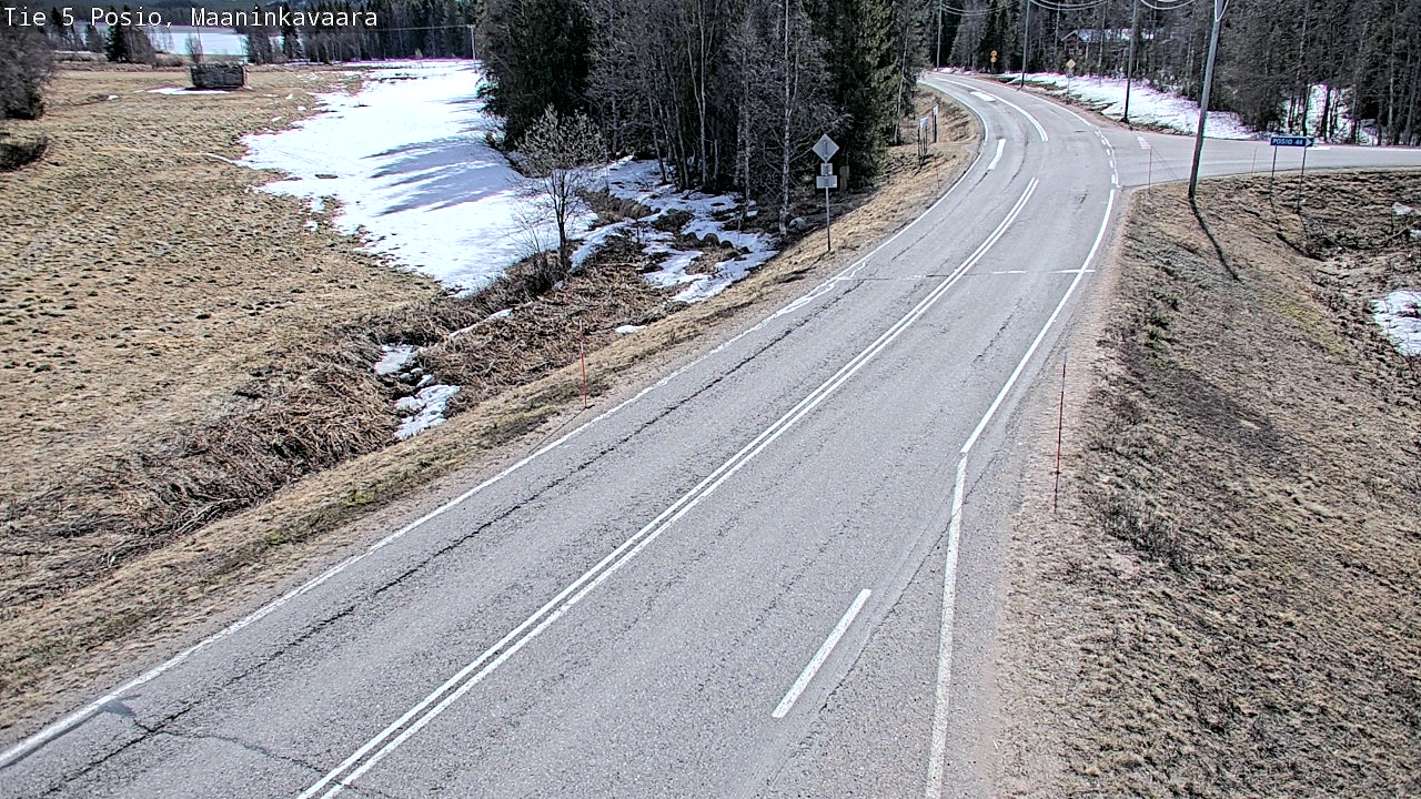 Kelikamerat Kuva Tie 5 Posio, Maaninkavaara, Posio, Lappi