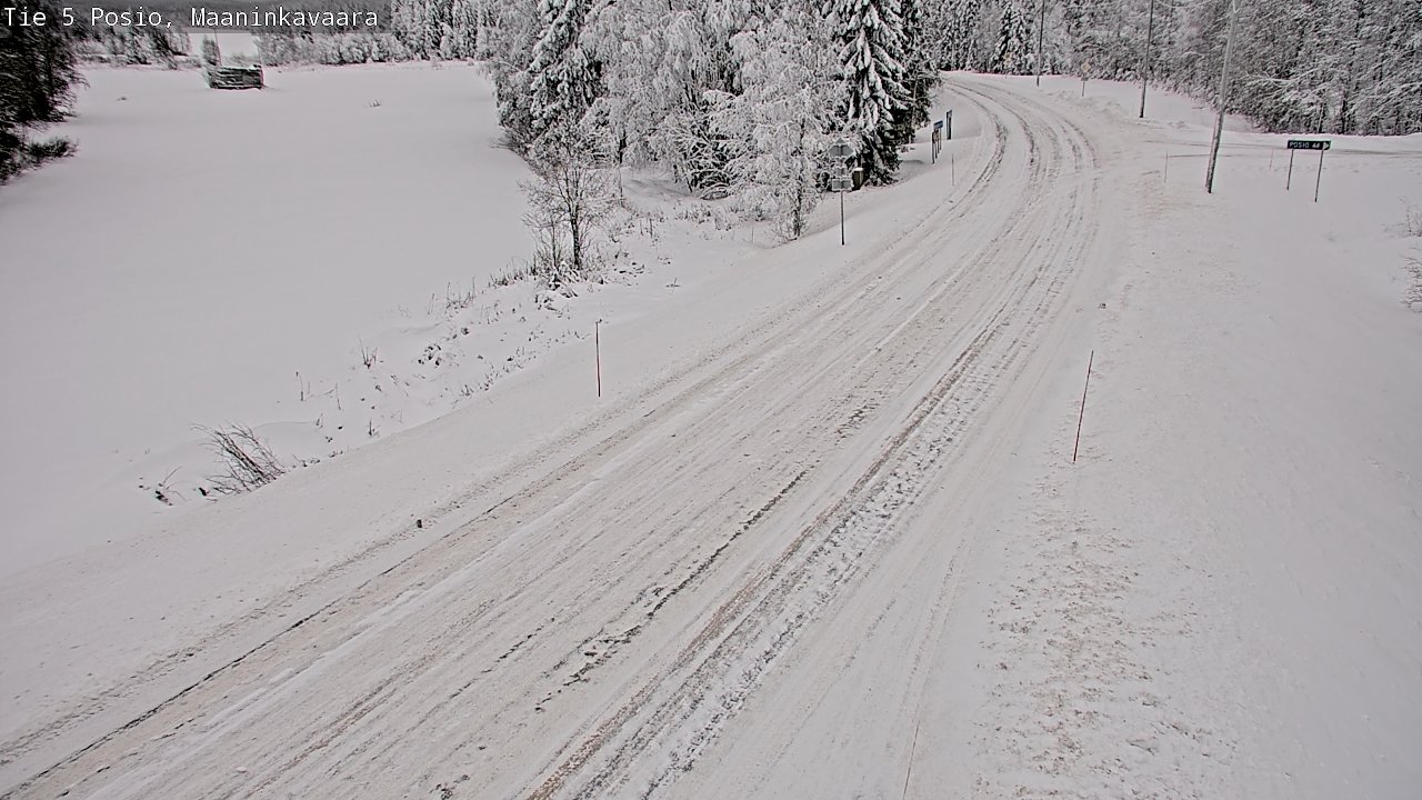 Kelikamerat Kuva Tie 5 Posio, Maaninkavaara, Posio, Lappi
