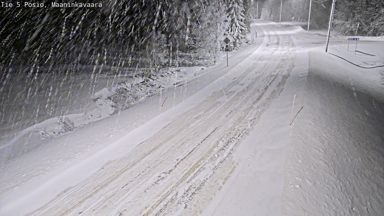 Kelikamerat Kuva Tie 5 Posio, Maaninkavaara, Posio, Lappi
