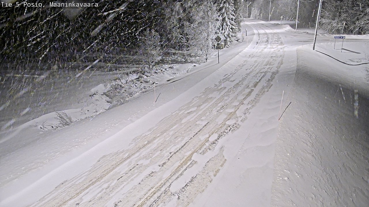 Kelikamerat Kuva Tie 5 Posio, Maaninkavaara, Posio, Lappi