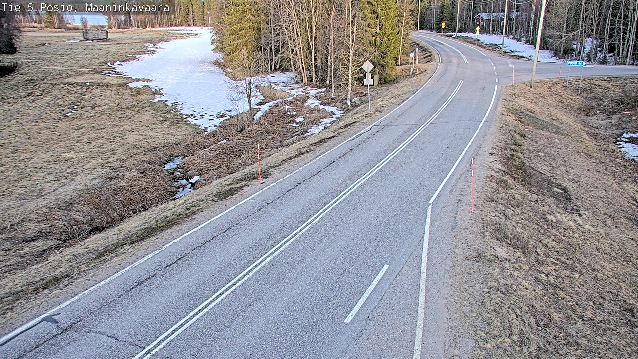 Kelikamerat Kuva Tie 5 Posio, Maaninkavaara, Posio, Lappi