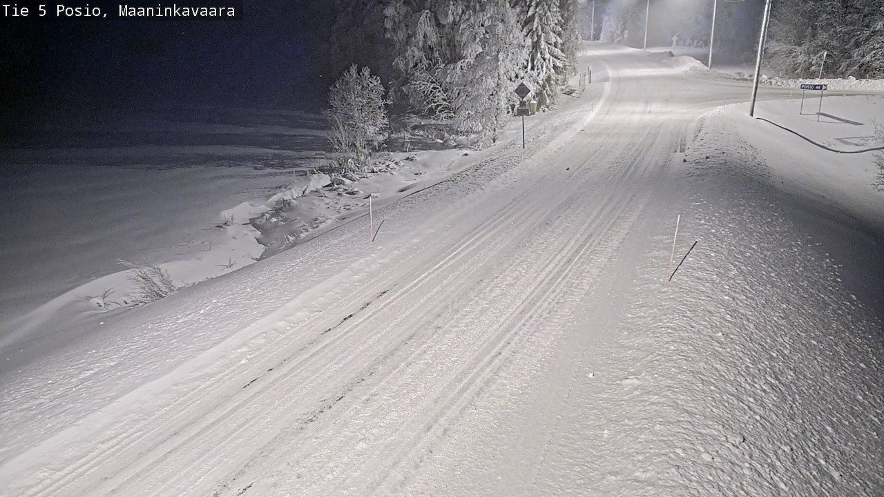 Weather Camera Image Road 5 Posio, Maaninkavaara, Posio, Lappi