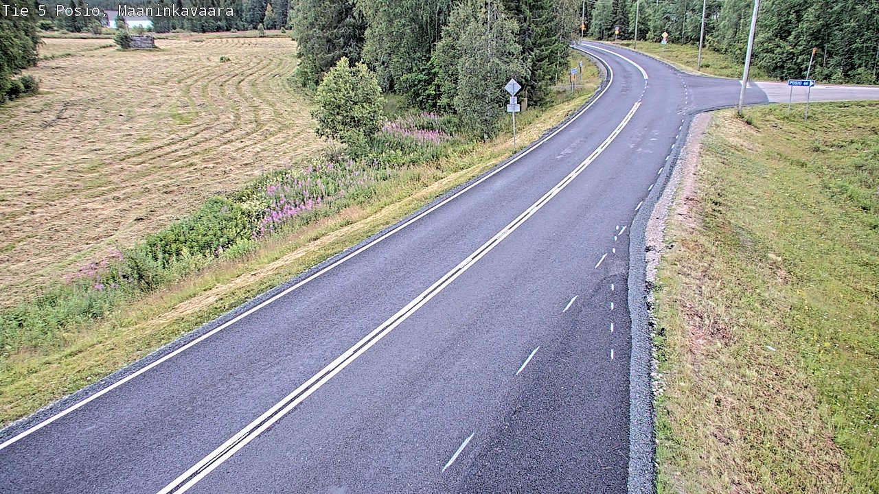 Kelikamerat Kuva Tie 5 Posio, Maaninkavaara, Posio, Lappi