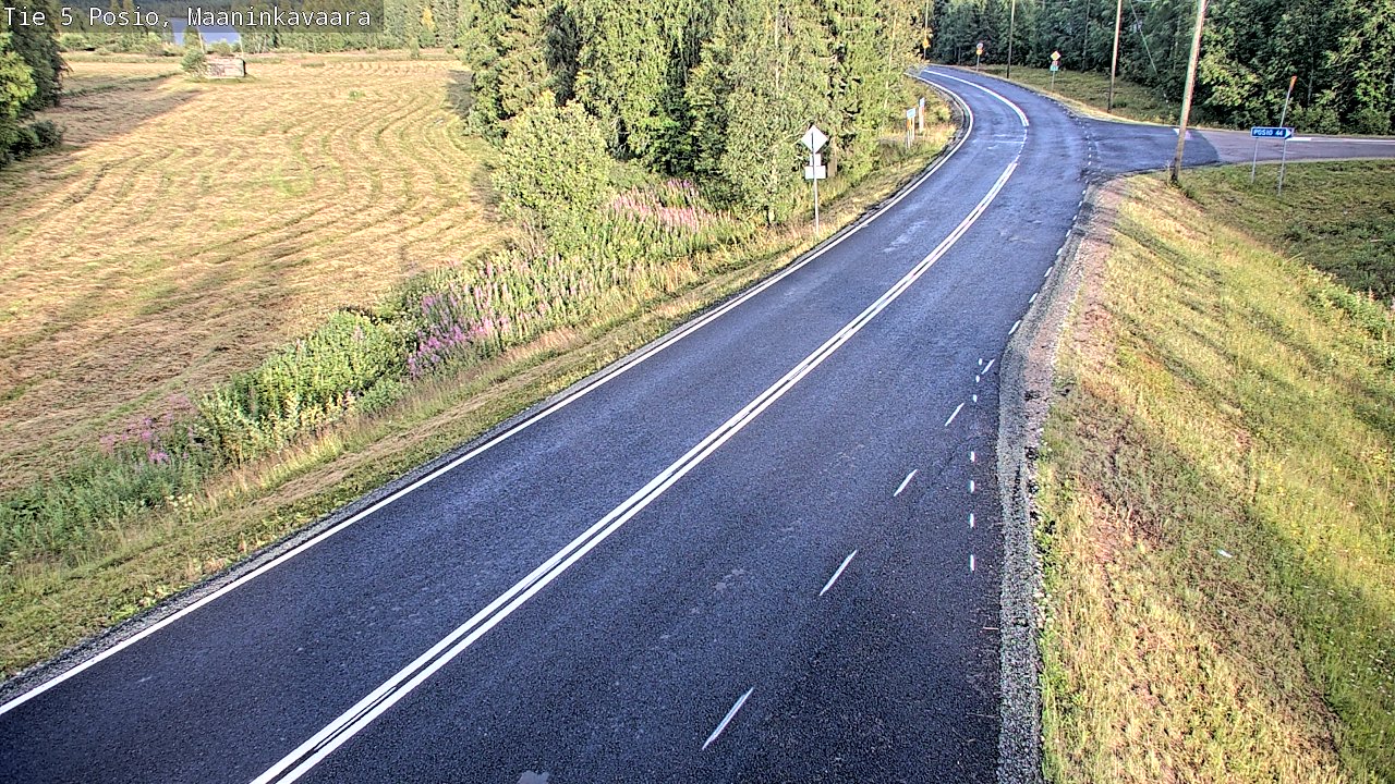 Kelikamerat Kuva Tie 5 Posio, Maaninkavaara, Posio, Lappi
