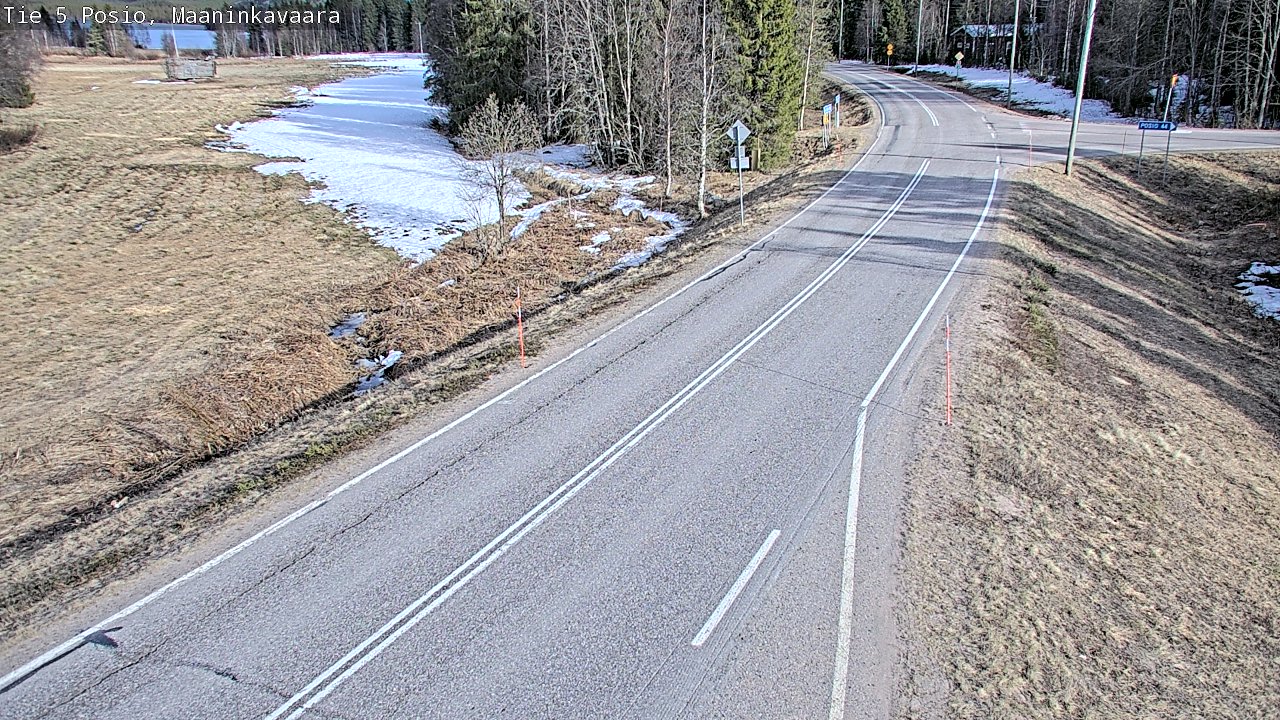 Kelikamerat Kuva Tie 5 Posio, Maaninkavaara, Posio, Lappi