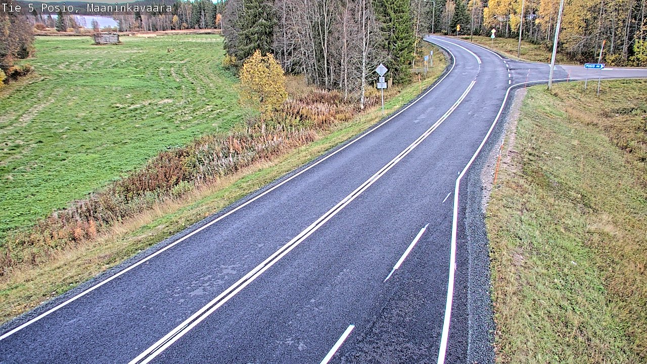 Kelikamerat Kuva Tie 5 Posio, Maaninkavaara, Posio, Lappi