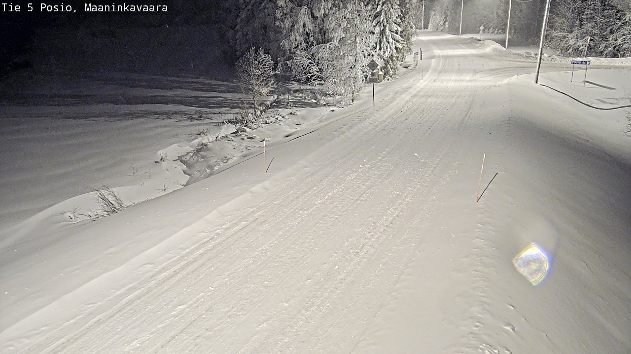 Weather Camera Image Road 5 Posio, Maaninkavaara, Posio, Lappi