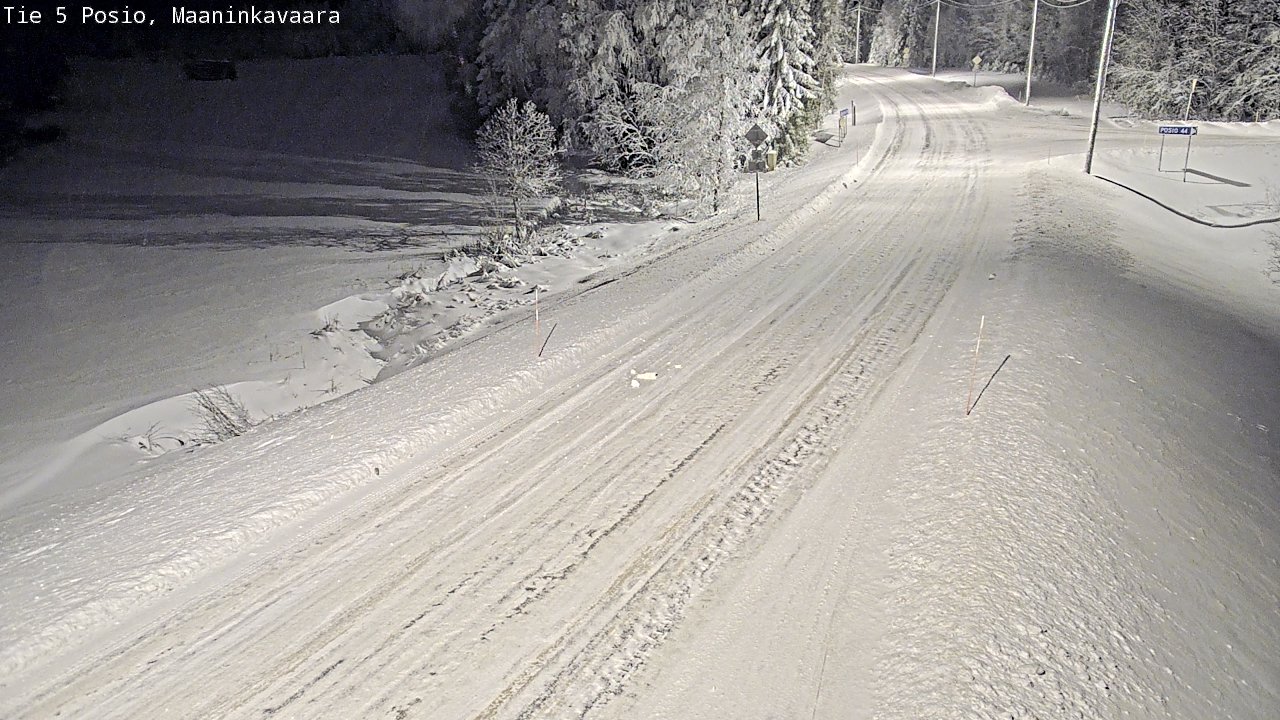 Kelikamerat Kuva Tie 5 Posio, Maaninkavaara, Posio, Lappi