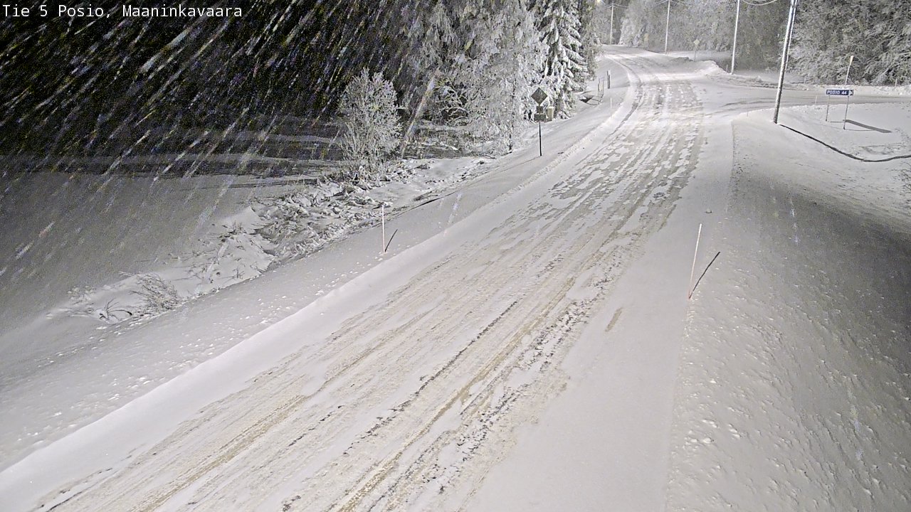 Kelikamerat Kuva Tie 5 Posio, Maaninkavaara, Posio, Lappi