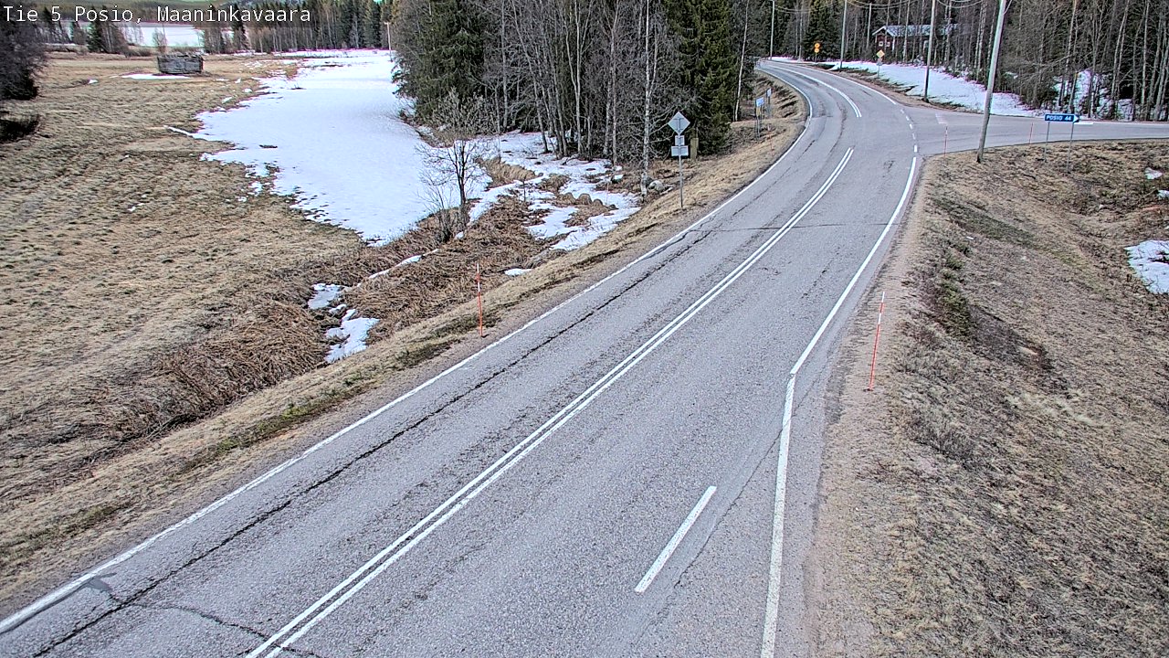 Kelikamerat Kuva Tie 5 Posio, Maaninkavaara, Posio, Lappi