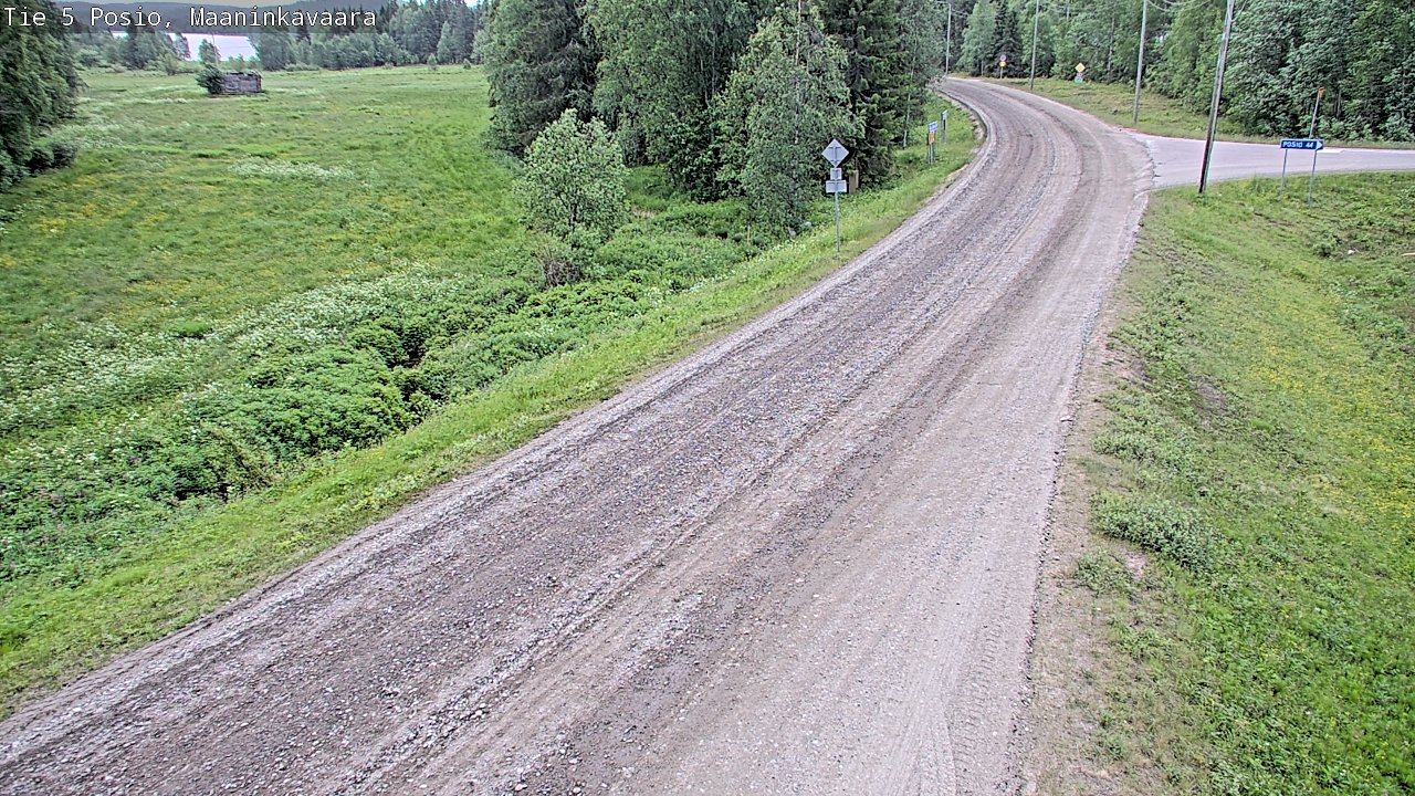 Kelikamerat Kuva Tie 5 Posio, Maaninkavaara, Posio, Lappi