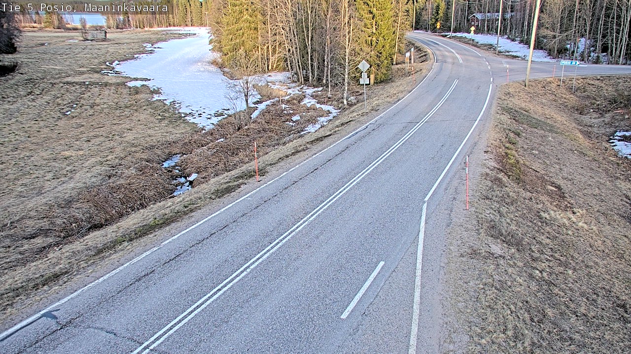 Kelikamerat Kuva Tie 5 Posio, Maaninkavaara, Posio, Lappi