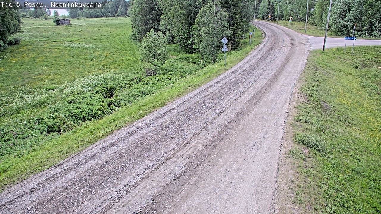 Kelikamerat Kuva Tie 5 Posio, Maaninkavaara, Posio, Lappi
