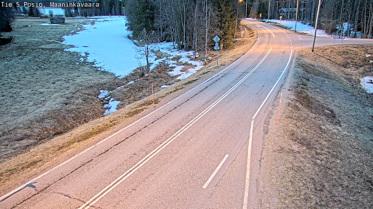 Kelikamerat Kuva Tie 5 Posio, Maaninkavaara, Posio, Lappi