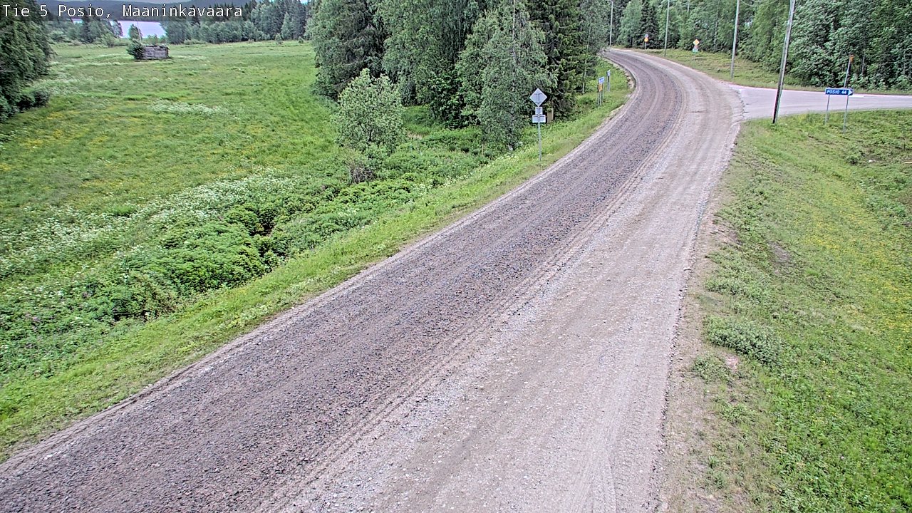 Kelikamerat Kuva Tie 5 Posio, Maaninkavaara, Posio, Lappi