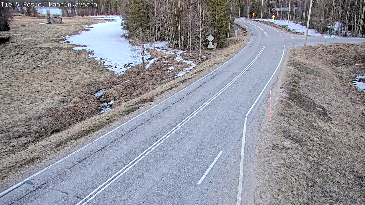 Kelikamerat Kuva Tie 5 Posio, Maaninkavaara, Posio, Lappi