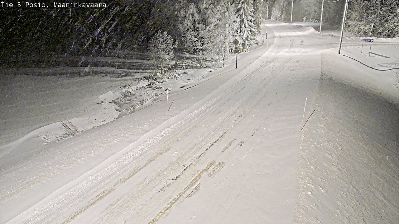 Kelikamerat Kuva Tie 5 Posio, Maaninkavaara, Posio, Lappi