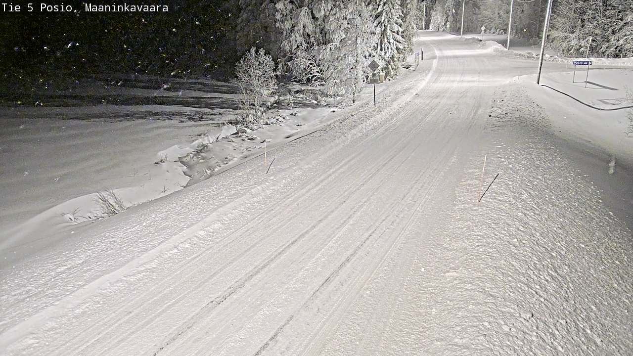 Weather Camera Image Road 5 Posio, Maaninkavaara, Posio, Lappi