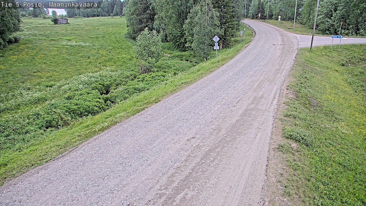 Kelikamerat Kuva Tie 5 Posio, Maaninkavaara, Posio, Lappi