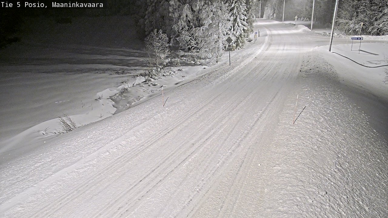 Weather Camera Image Road 5 Posio, Maaninkavaara, Posio, Lappi