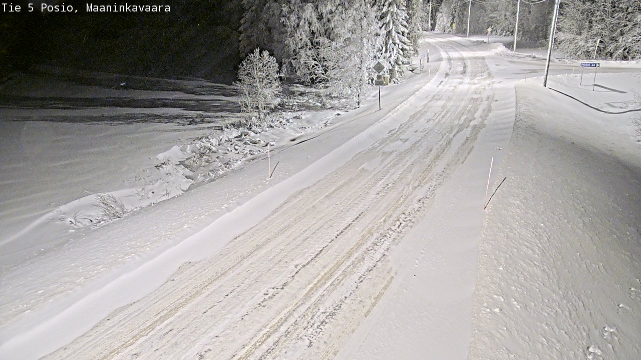 Kelikamerat Kuva Tie 5 Posio, Maaninkavaara, Posio, Lappi