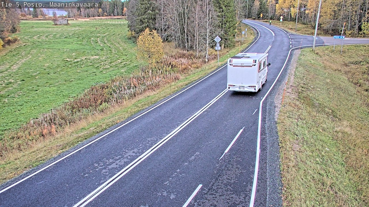 Kelikamerat Kuva Tie 5 Posio, Maaninkavaara, Posio, Lappi