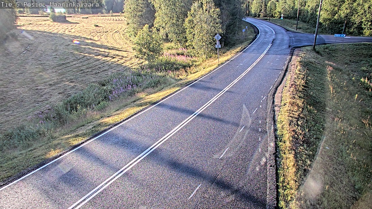 Weather Camera Image Road 5 Posio, Maaninkavaara, Posio, Lappi