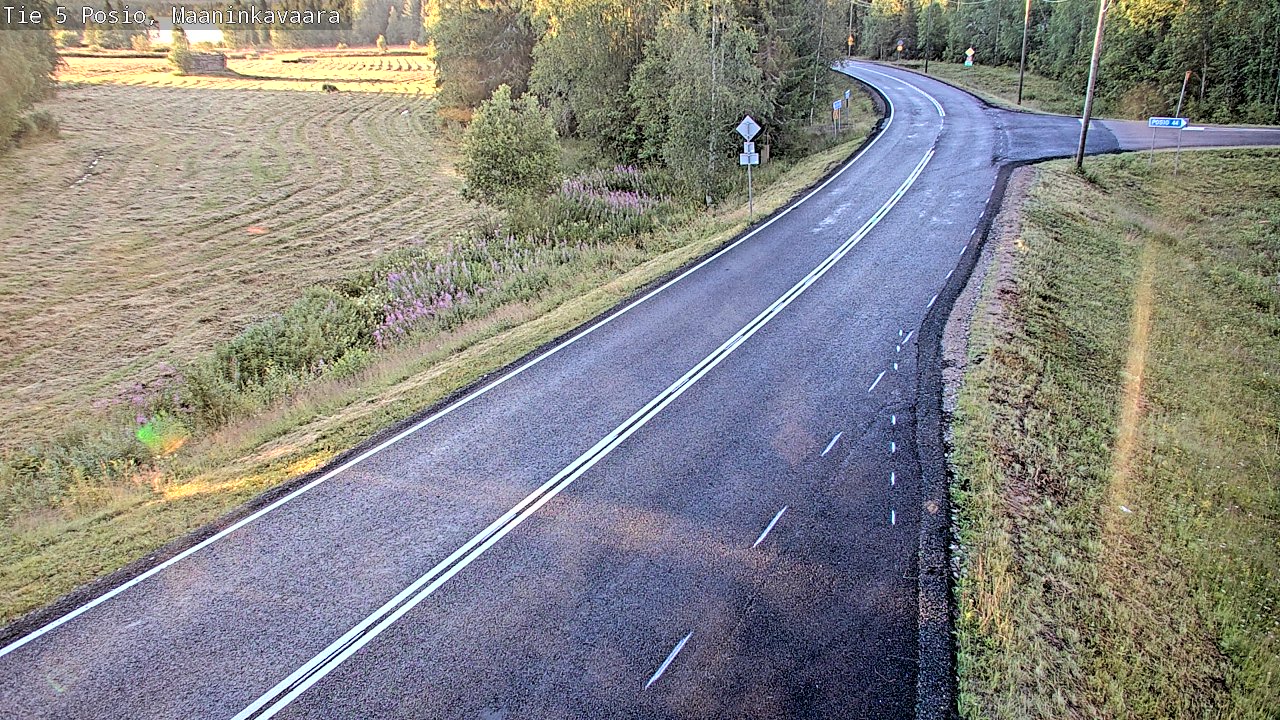 Kelikamerat Kuva Tie 5 Posio, Maaninkavaara, Posio, Lappi