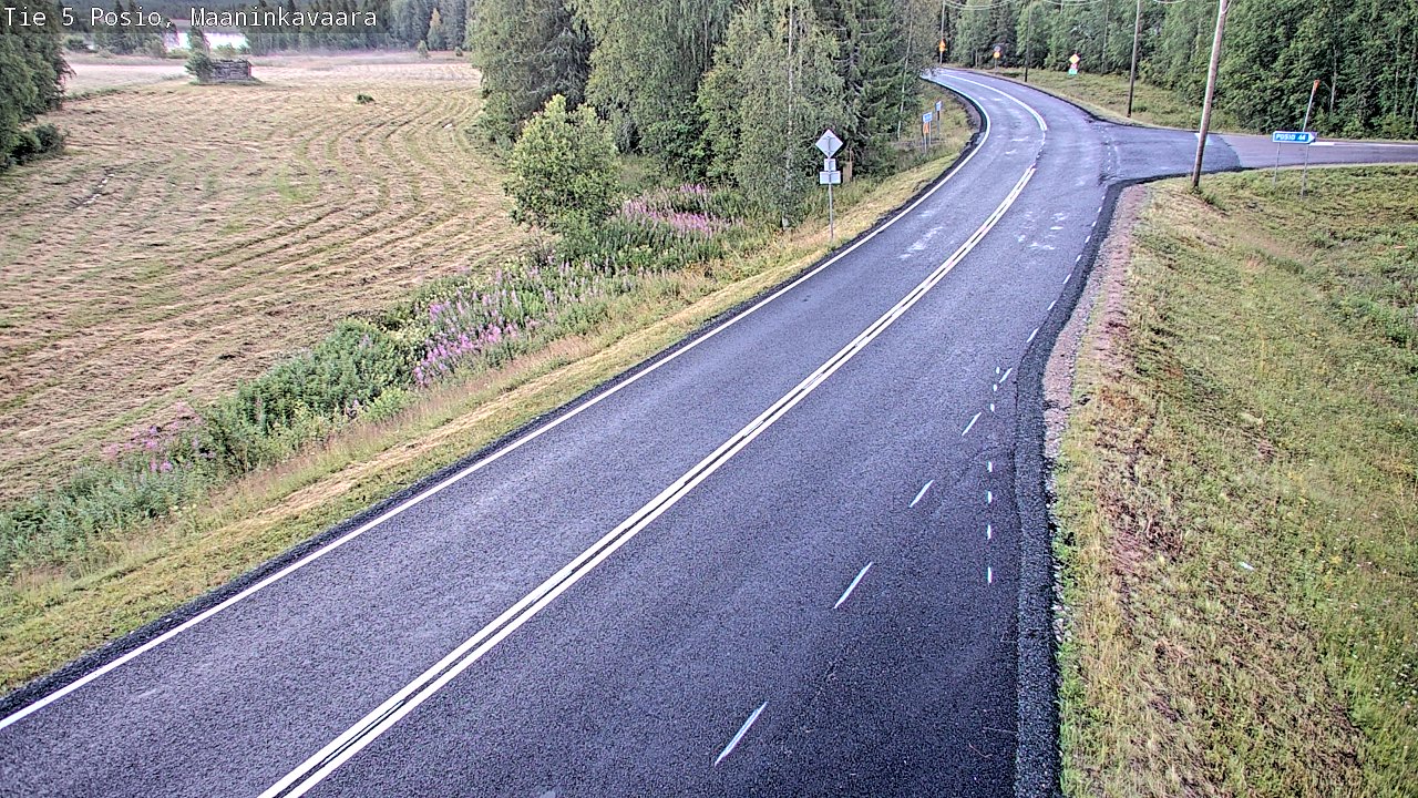 Kelikamerat Kuva Tie 5 Posio, Maaninkavaara, Posio, Lappi