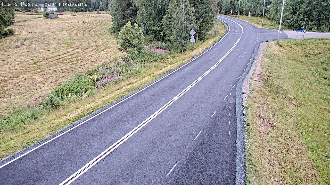Kelikamerat Kuva Tie 5 Posio, Maaninkavaara, Posio, Lappi