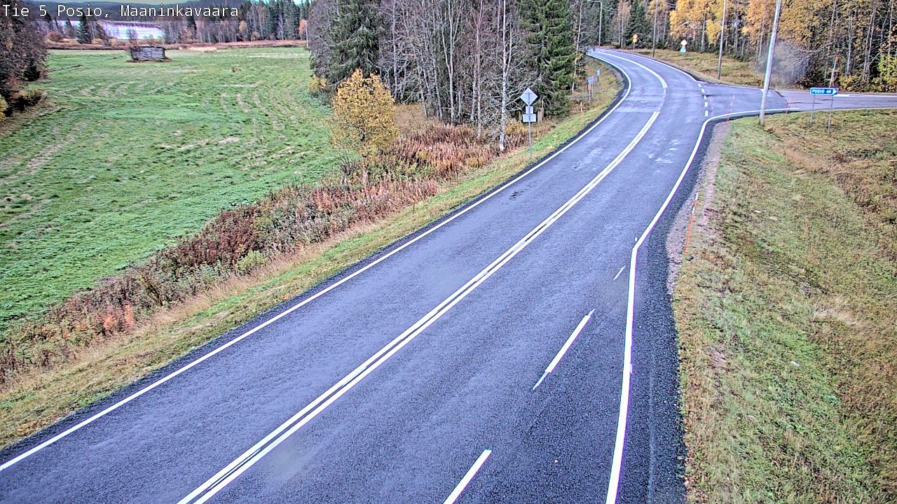 Kelikamerat Kuva Tie 5 Posio, Maaninkavaara, Posio, Lappi