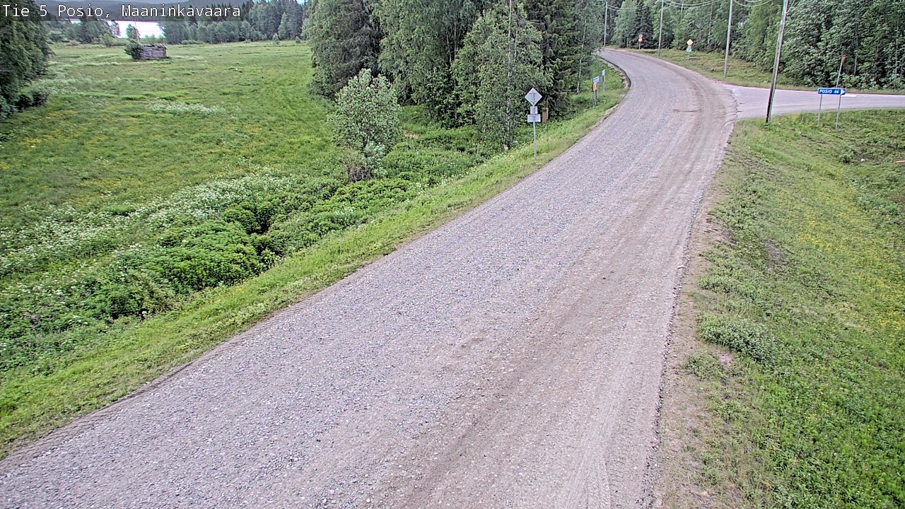 Kelikamerat Kuva Tie 5 Posio, Maaninkavaara, Posio, Lappi