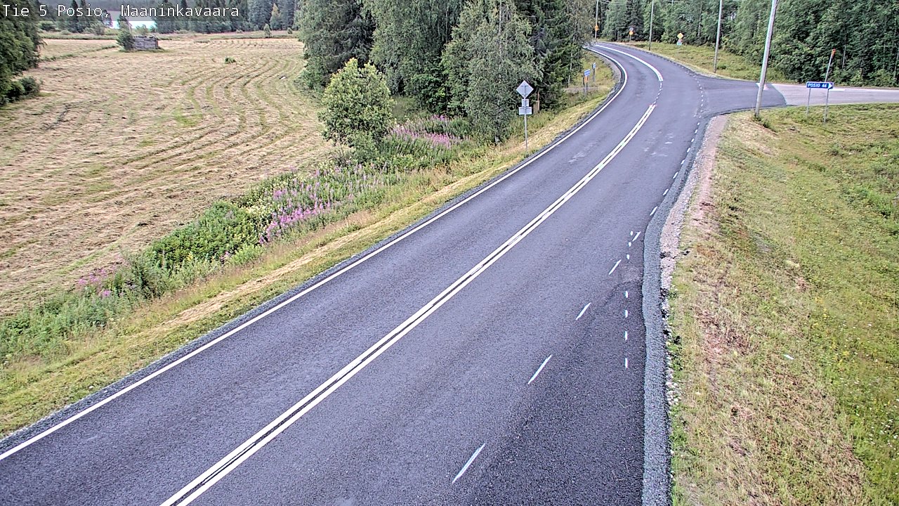 Kelikamerat Kuva Tie 5 Posio, Maaninkavaara, Posio, Lappi
