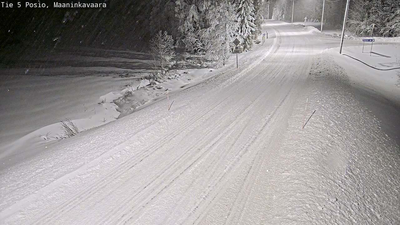 Weather Camera Image Road 5 Posio, Maaninkavaara, Posio, Lappi