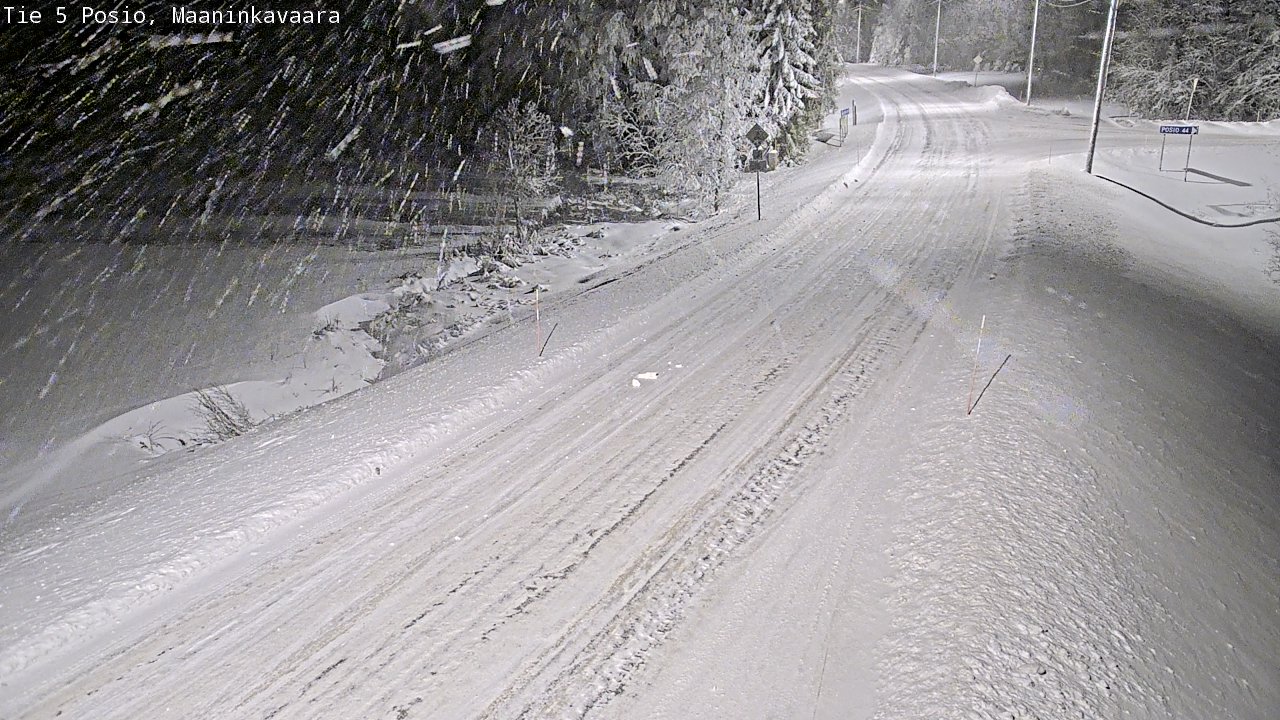 Kelikamerat Kuva Tie 5 Posio, Maaninkavaara, Posio, Lappi