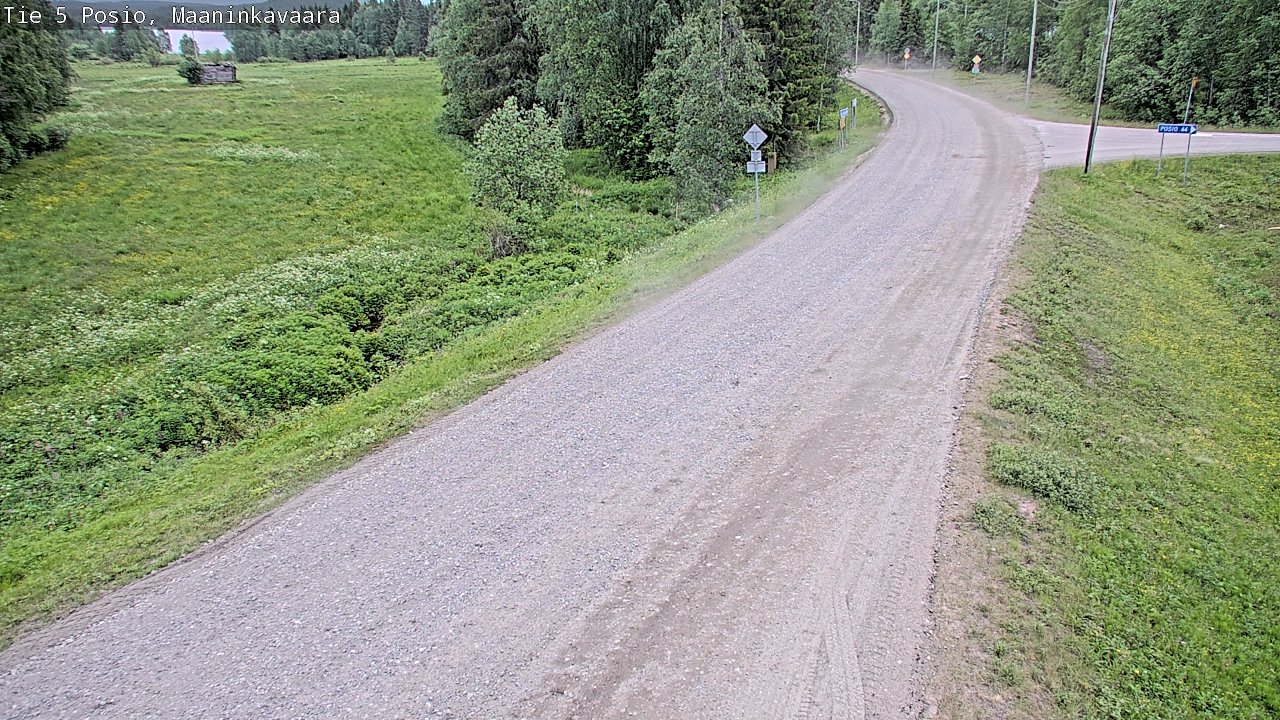 Kelikamerat Kuva Tie 5 Posio, Maaninkavaara, Posio, Lappi