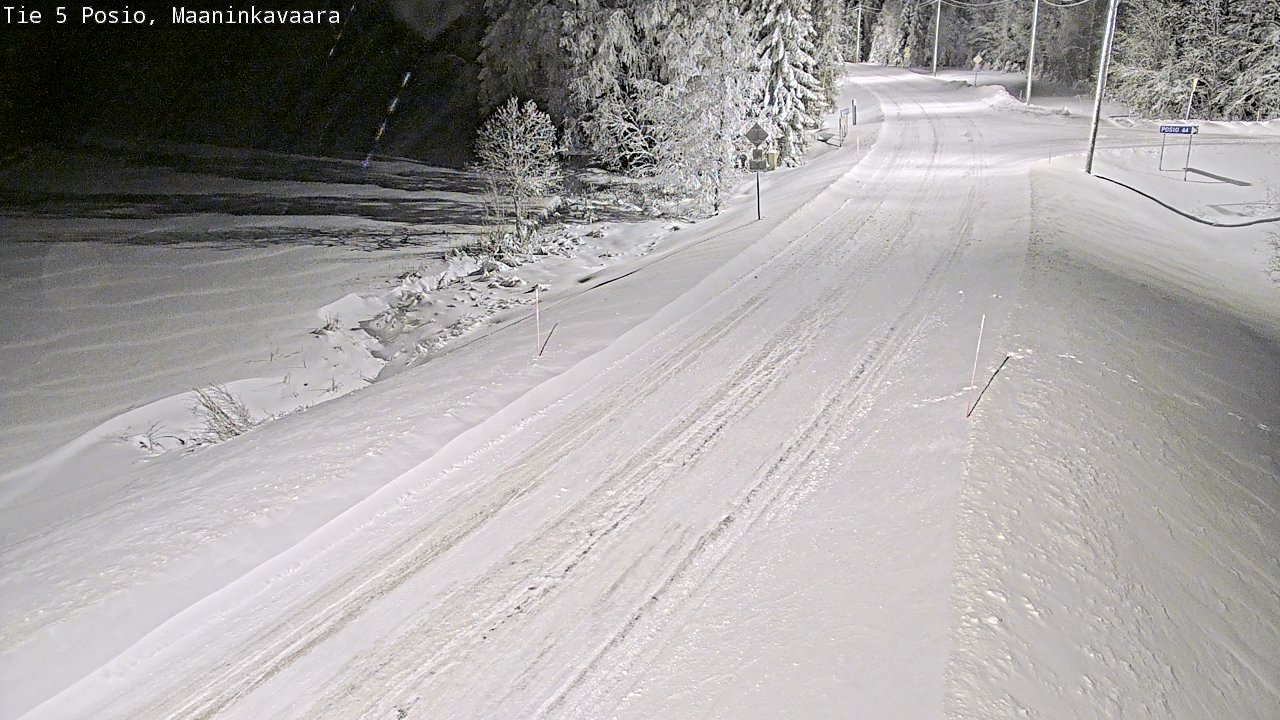 Kelikamerat Kuva Tie 5 Posio, Maaninkavaara, Posio, Lappi