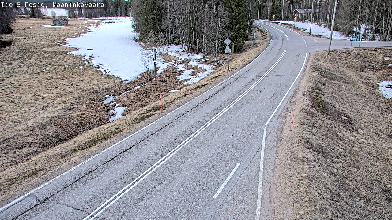 Kelikamerat Kuva Tie 5 Posio, Maaninkavaara, Posio, Lappi