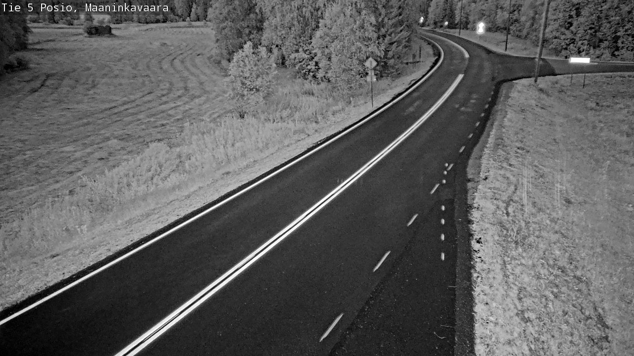 Kelikamerat Kuva Tie 5 Posio, Maaninkavaara, Posio, Lappi