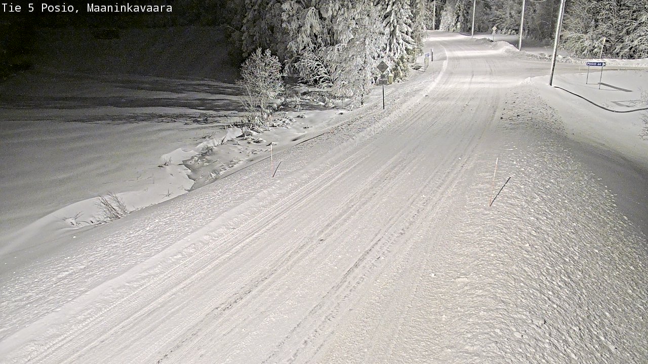 Weather Camera Image Road 5 Posio, Maaninkavaara, Posio, Lappi